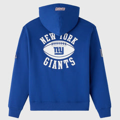 New York Giants OVO x NFL Unisex Full-Zip Waffle-Lined Hoodie Royal - NFL