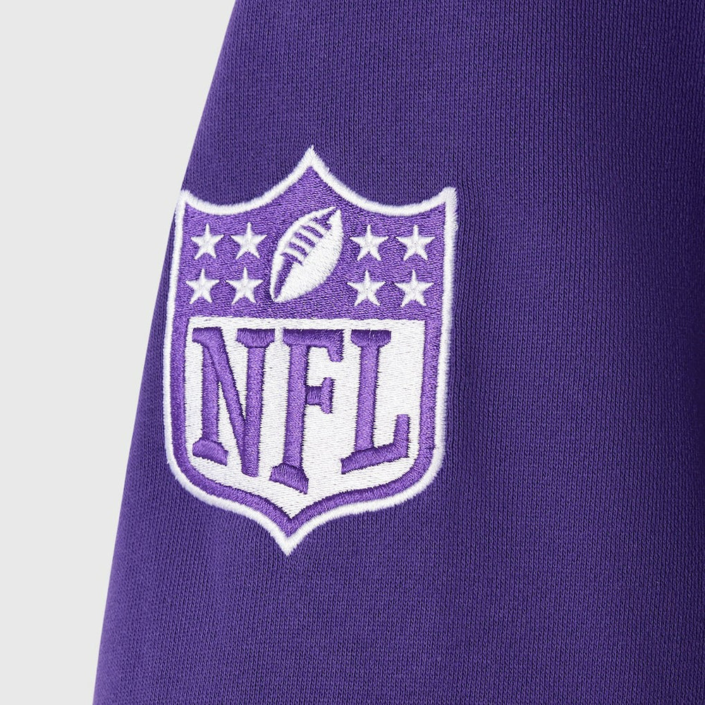 Minnesota Vikings OVO x NFL Unisex Full-Zip Waffle-Lined Hoodie Purple - NFL