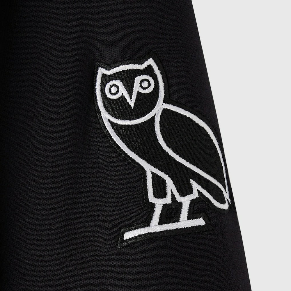 Pittsburgh Steelers OVO x NFL Unisex Full-Zip Waffle-Lined Hoodie Black - NFL