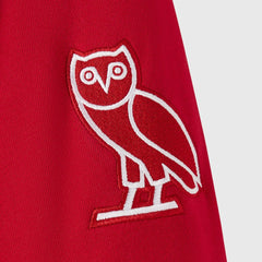 San Francisco 49ers OVO x NFL Unisex Full-Zip Waffle-Lined Hoodie Scarlet - NFL