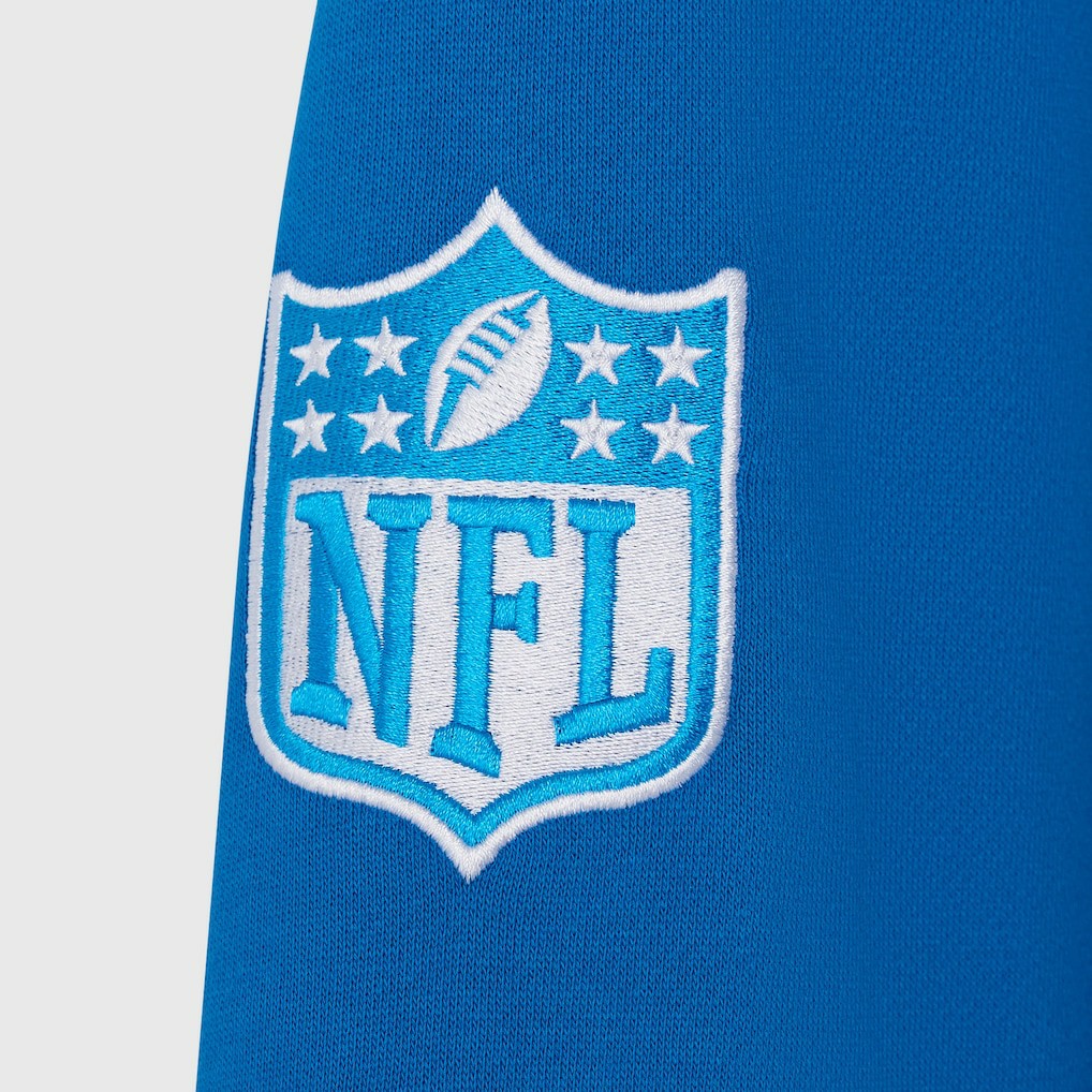 Detroit Lions OVO x NFL Unisex Full-Zip Waffle-Lined Hoodie Blue - NFL