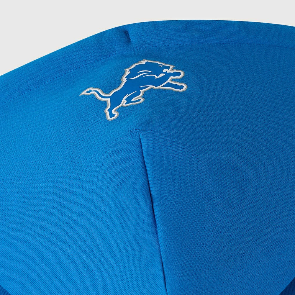 Detroit Lions OVO x NFL Unisex Full-Zip Waffle-Lined Hoodie Blue - NFL