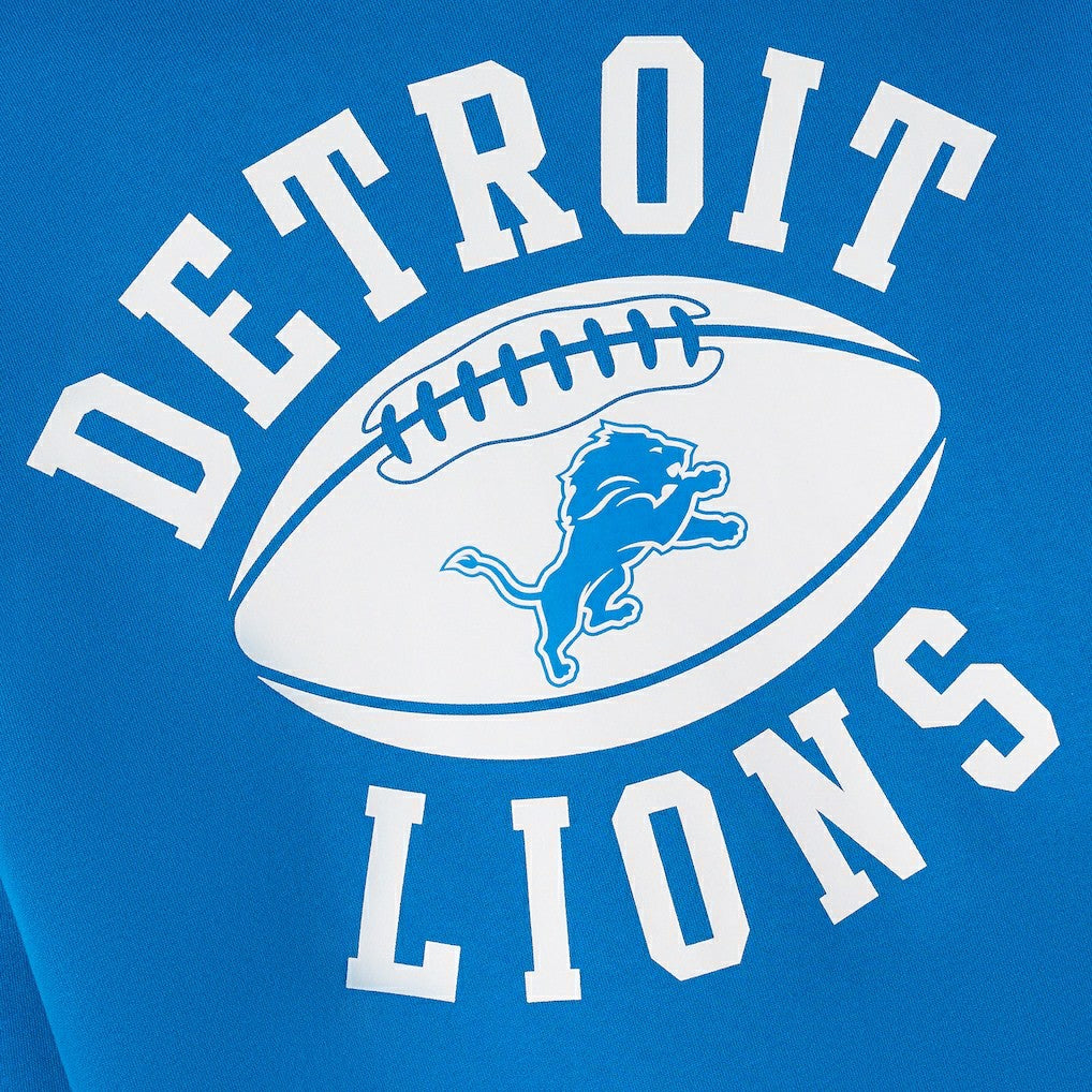 Detroit Lions OVO x NFL Unisex Full-Zip Waffle-Lined Hoodie Blue - NFL