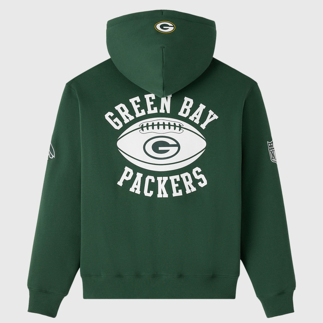 Green Bay Packers OVO x NFL Unisex Full-Zip Waffle-Lined Hoodie Green - NFL