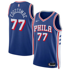 Nike - VJ Edgecombe Philadelphia 76ers Unisex Swingman Jersey - Icon Edition - Royal