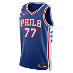 Nike - VJ Edgecombe Philadelphia 76ers Unisex Swingman Jersey - Icon Edition - Royal