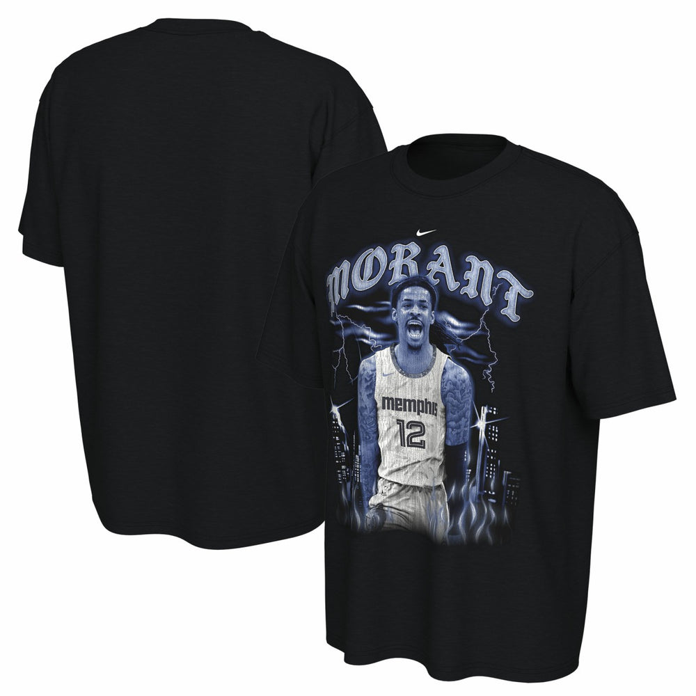 Nike - Ja Morant Memphis Grizzlies Unisex 2025/26 City Edition Player Graphic T-Shirt - Black