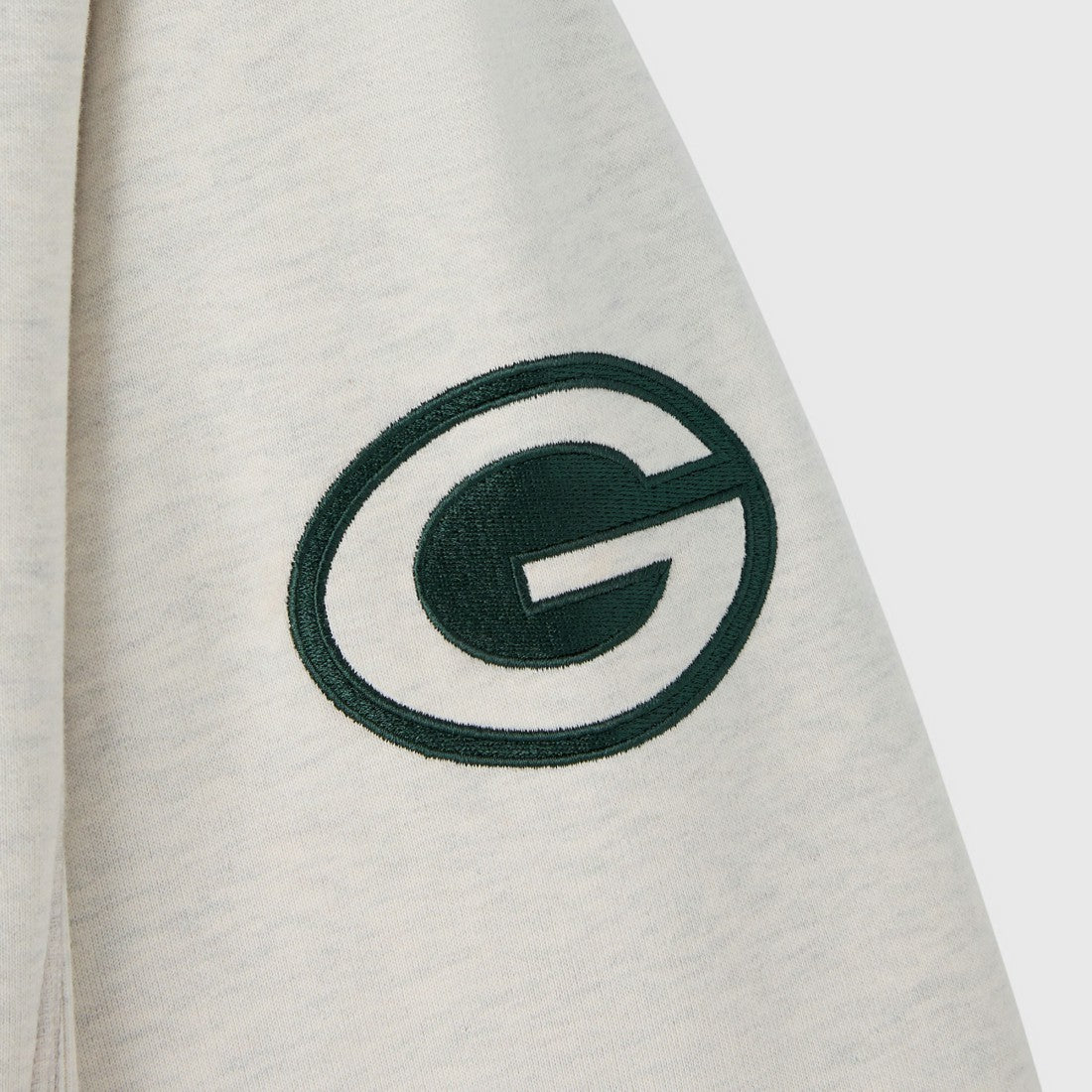 Green Bay Packers OVO x NFL Unisex Fleece Sweatshirt Heather Gray - NFL