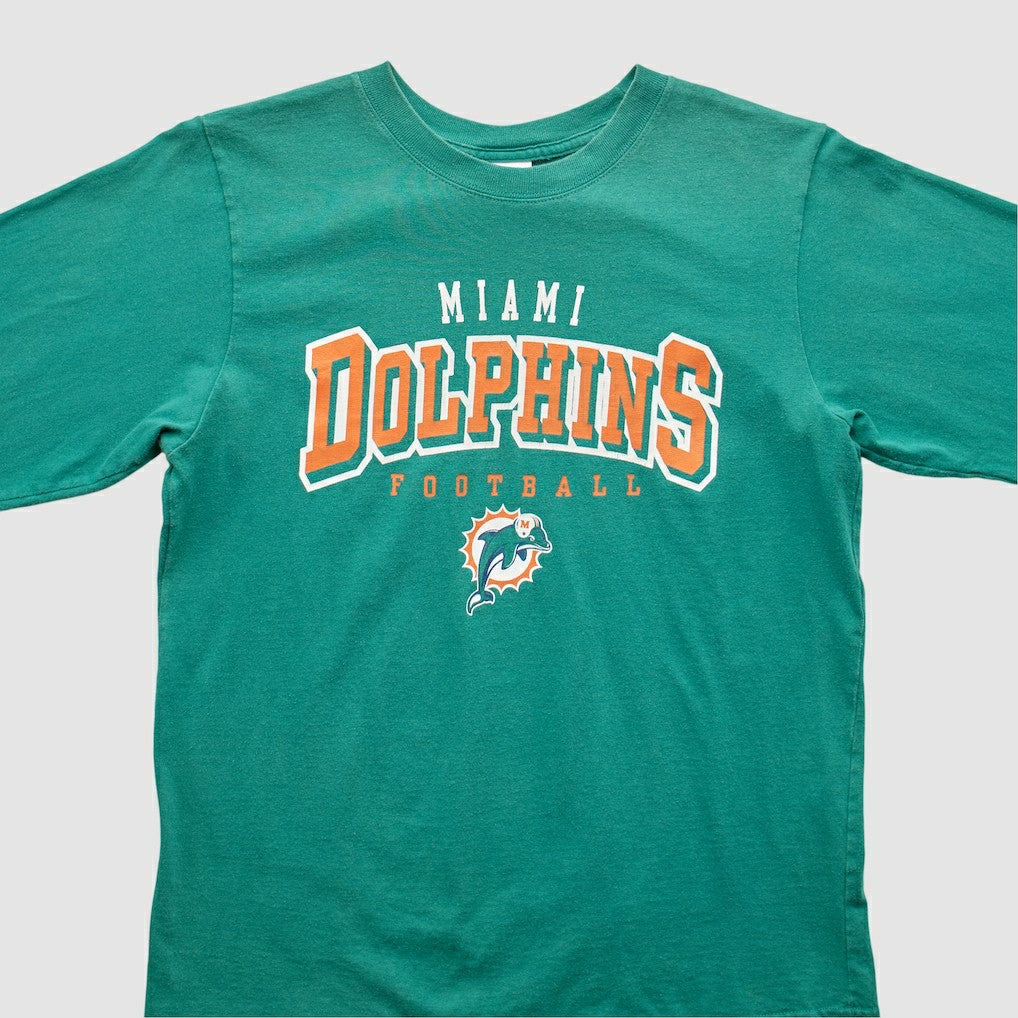 Miami Dolphins NFL 2000s Long Sleeve T-shirt Teal Vintage - Fanatics