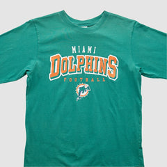 Miami Dolphins NFL 2000s Long Sleeve T-shirt Teal Vintage - Fanatics