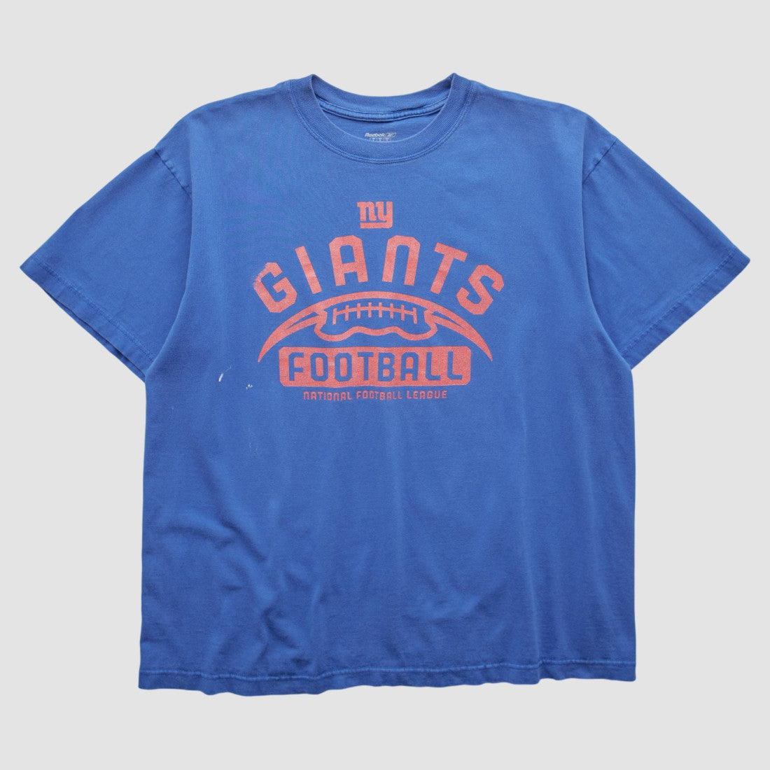 New York Giants Reebok 2000s T-shirt Blue Vintage - Fanatics