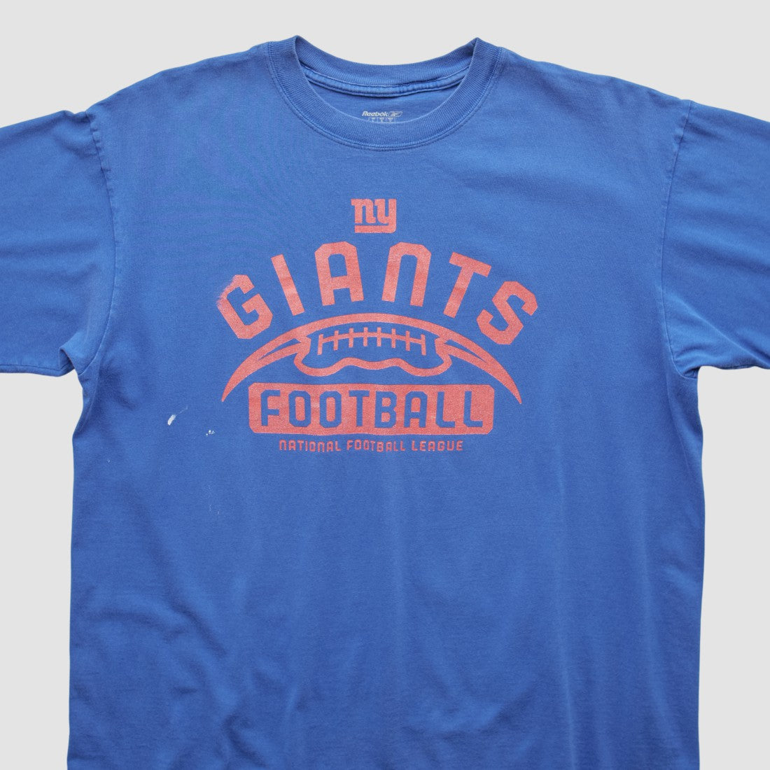 New York Giants Reebok 2000s T-shirt Blue Vintage - Fanatics