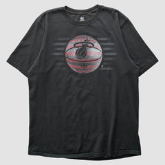 Adidas - Miami Heat 2010s T-shirt - Black Vintage