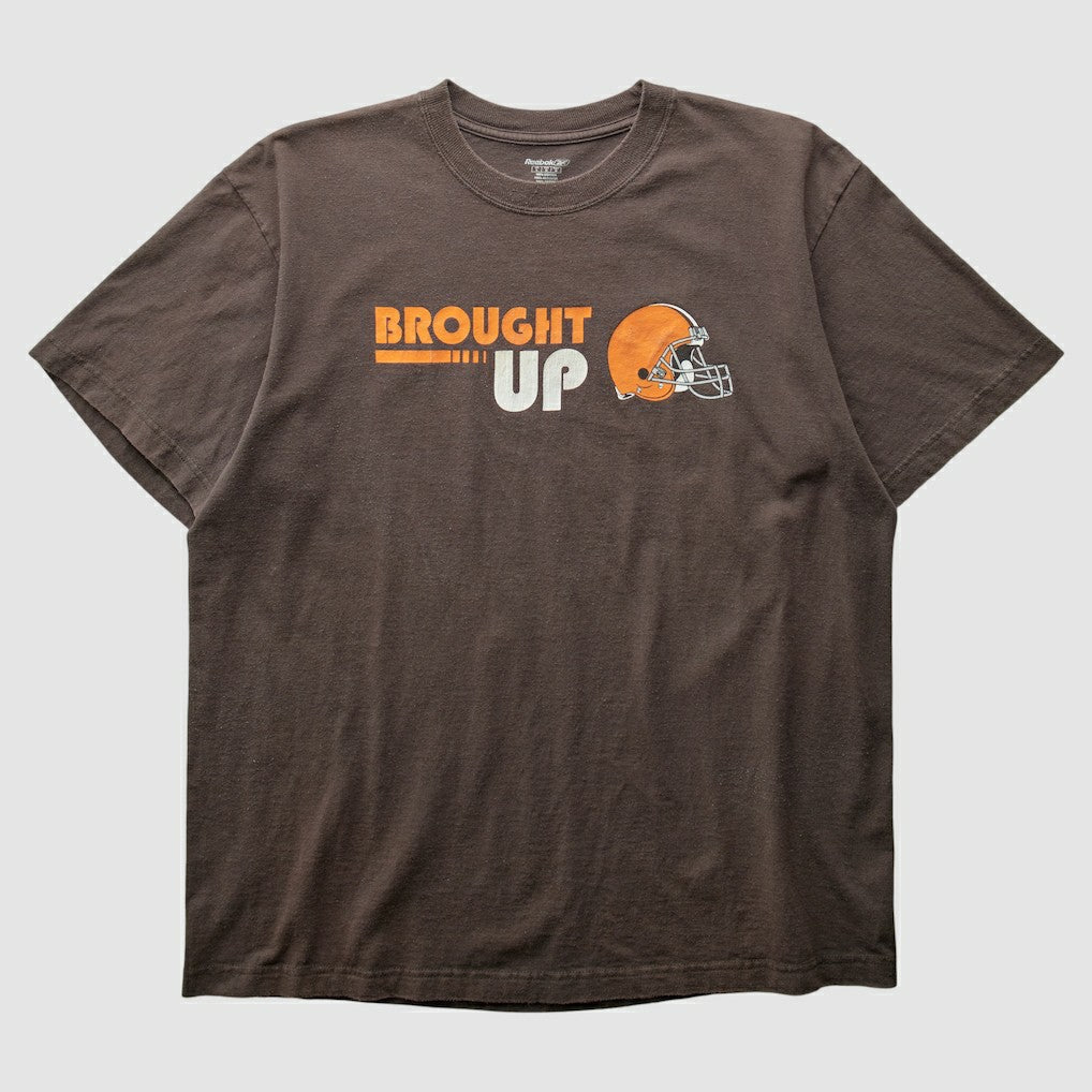Cleveland Browns Reebok 2000s T-shirt Brown Vintage - Fanatics
