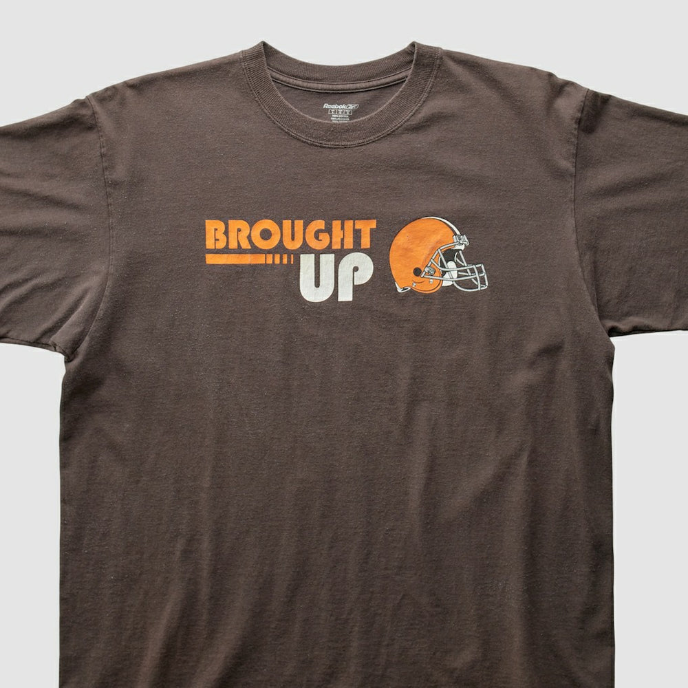 Cleveland Browns Reebok 2000s T-shirt Brown Vintage - Fanatics