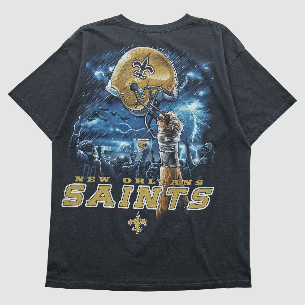 New Orleans Saints NFL 2010s T-shirt Black Vintage - Fanatics