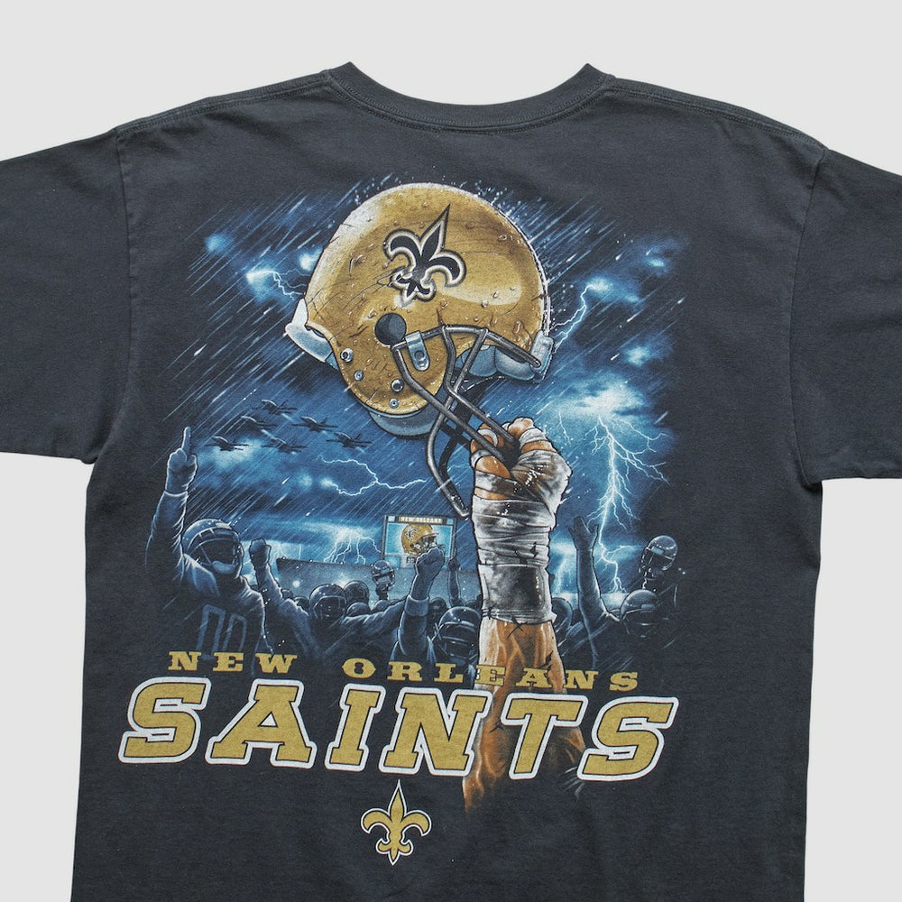 New Orleans Saints NFL 2010s T-shirt Black Vintage - Fanatics