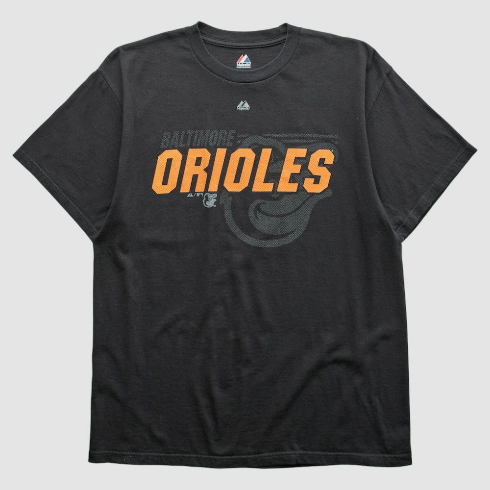 Baltimore Orioles Majestic 2000s T-shirt On Sale