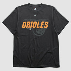 Baltimore Orioles Majestic 2000s T-shirt On Sale