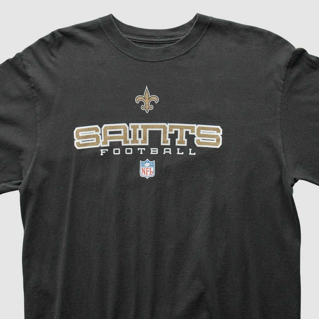 New Orleans Saints 2000s Long Sleeve T-shirt Black Vintage - Fanatics