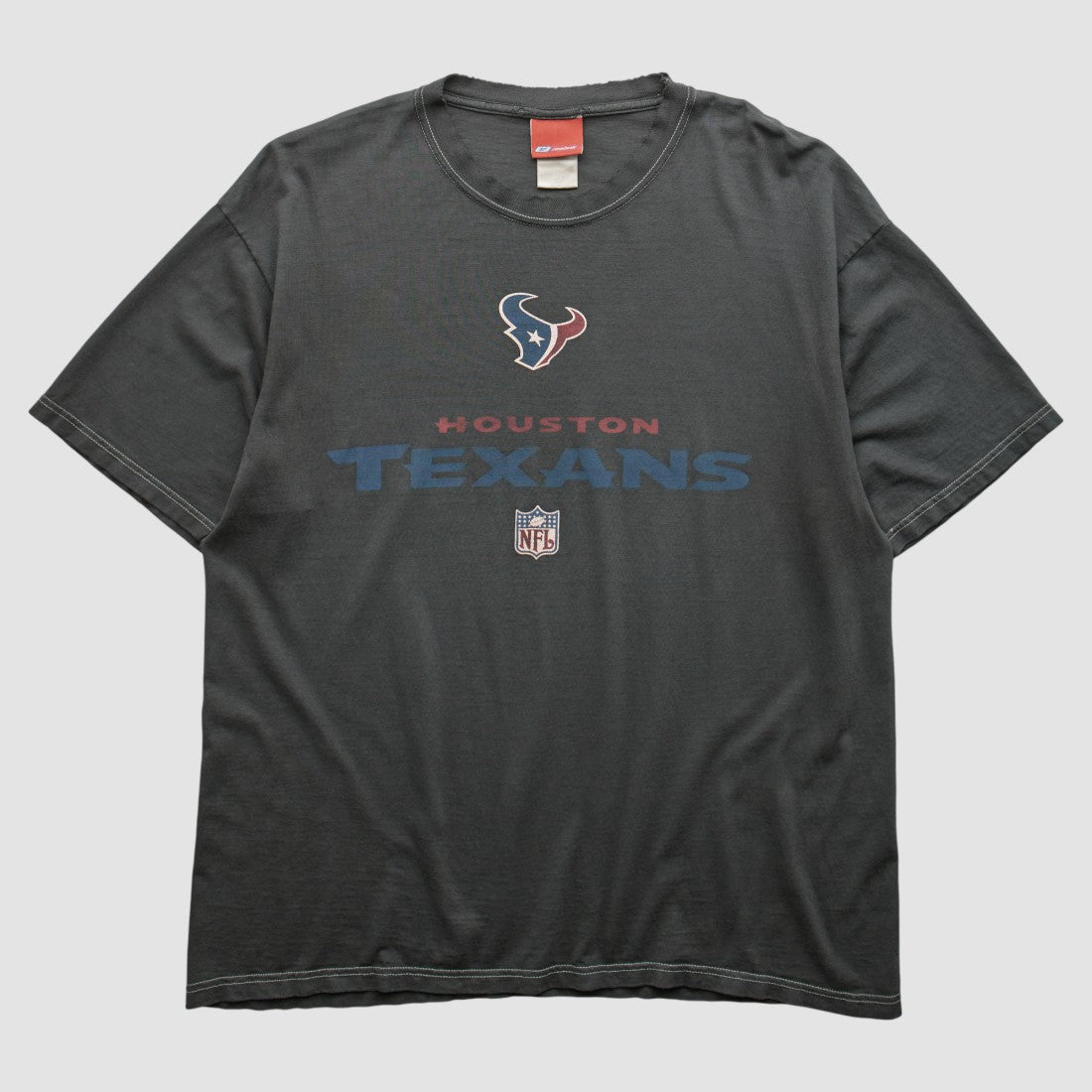 Houston Texans Reebok 2000s T-shirt Charcoal Vintage - Fanatics