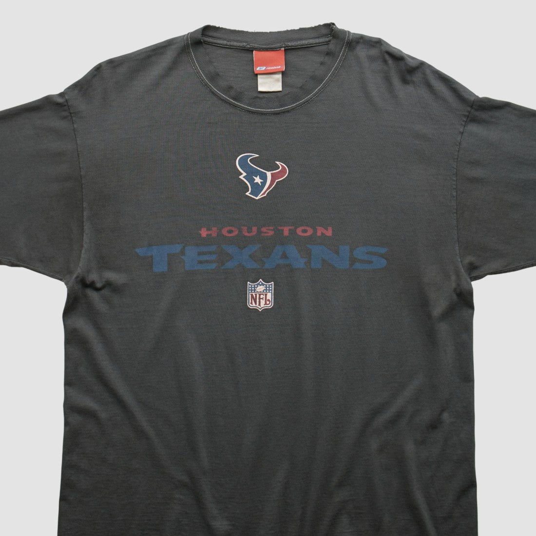 Houston Texans Reebok 2000s T-shirt Charcoal Vintage - Fanatics