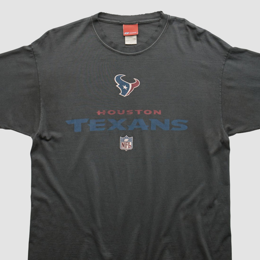 Houston Texans Reebok 2000s T-shirt Charcoal Vintage - Fanatics