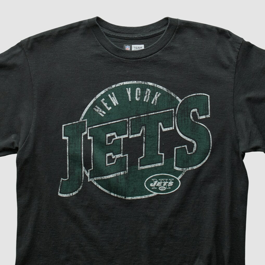 New York Jets 2010s T-shirt Black Vintage - Fanatics