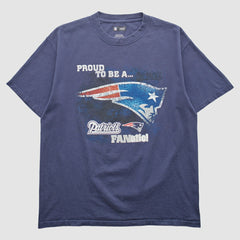 New England Patriots 2010s T-shirt Navy Vintage - Fanatics