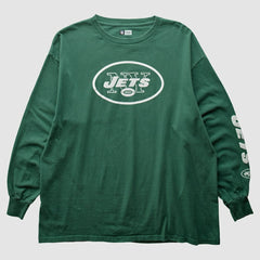 New York Jets 2010s Long Sleeve T-shirt Green Vintage - Fanatics