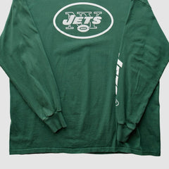 New York Jets 2010s Long Sleeve T-shirt Green Vintage - Fanatics