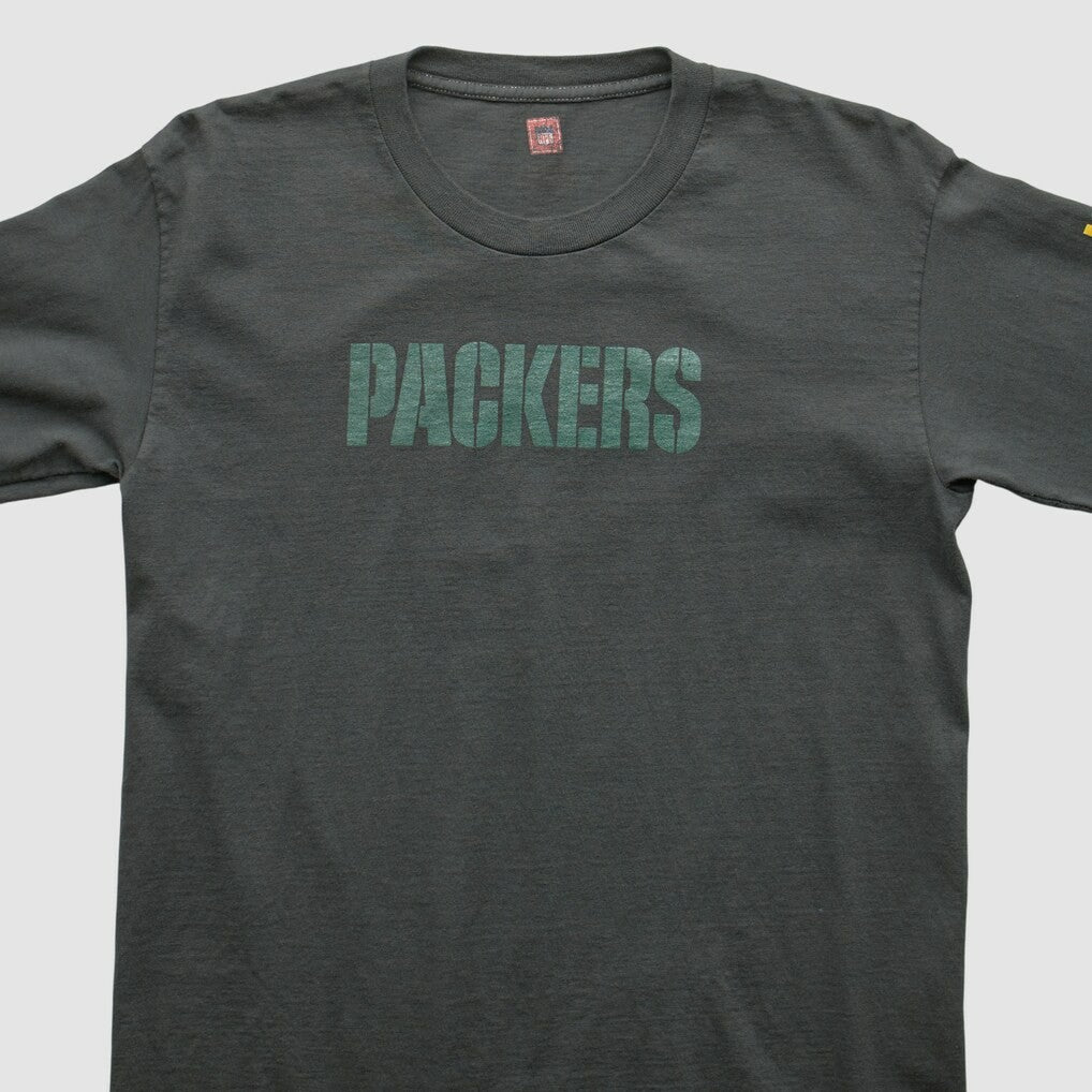 Green Bay Packers NFL 2000s Long Sleeve T-shirt Charcoal Vintage - Fanatics