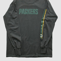 Green Bay Packers NFL 2000s Long Sleeve T-shirt Charcoal Vintage - Fanatics