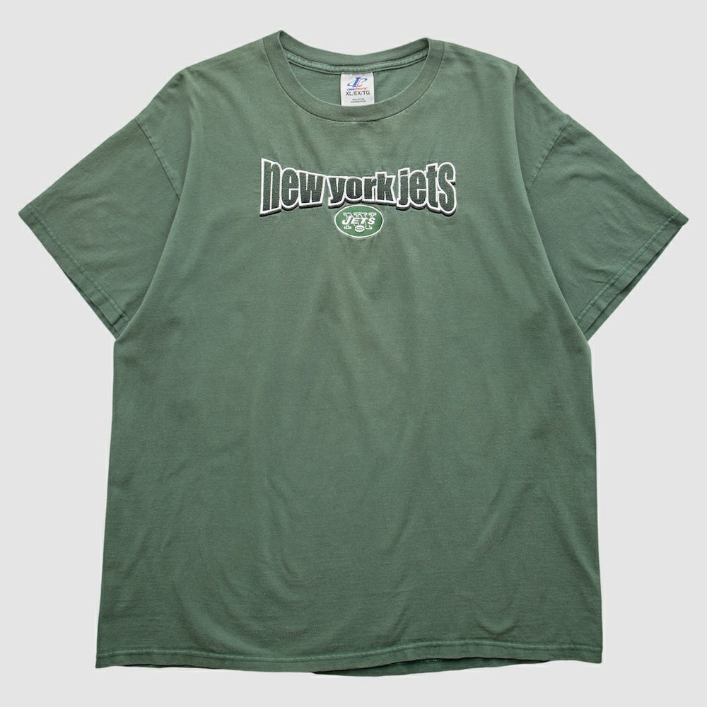 New York Jets Logo Athletic 2000s T-shirt Green Vintage - Fanatics