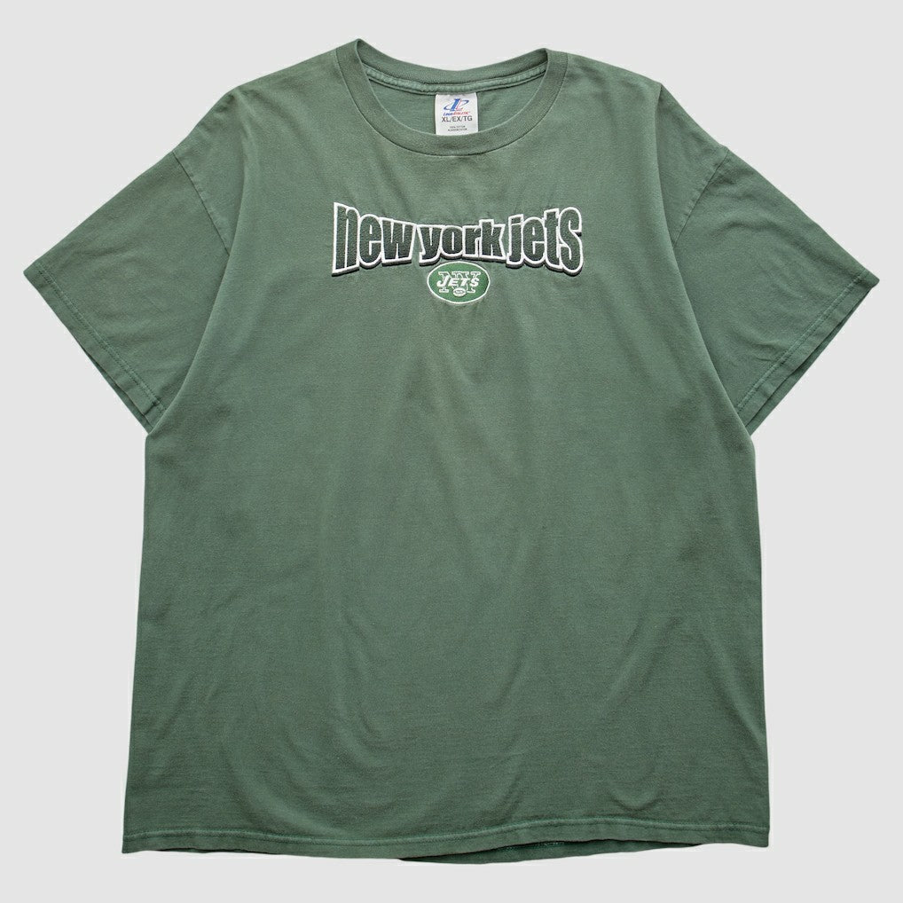 New York Jets Logo Athletic 2000s T-shirt Green Vintage - Fanatics