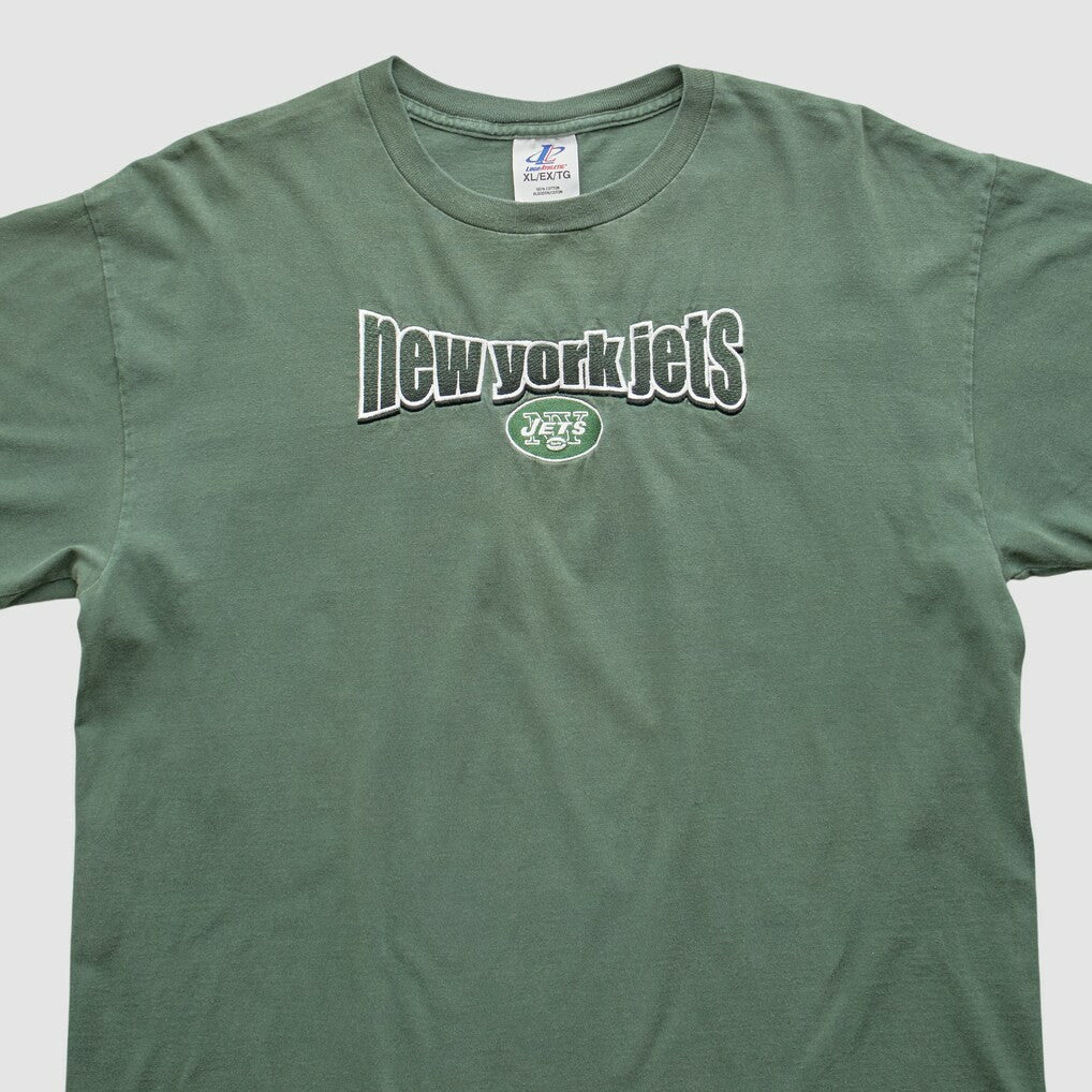 New York Jets Logo Athletic 2000s T-shirt Green Vintage - Fanatics