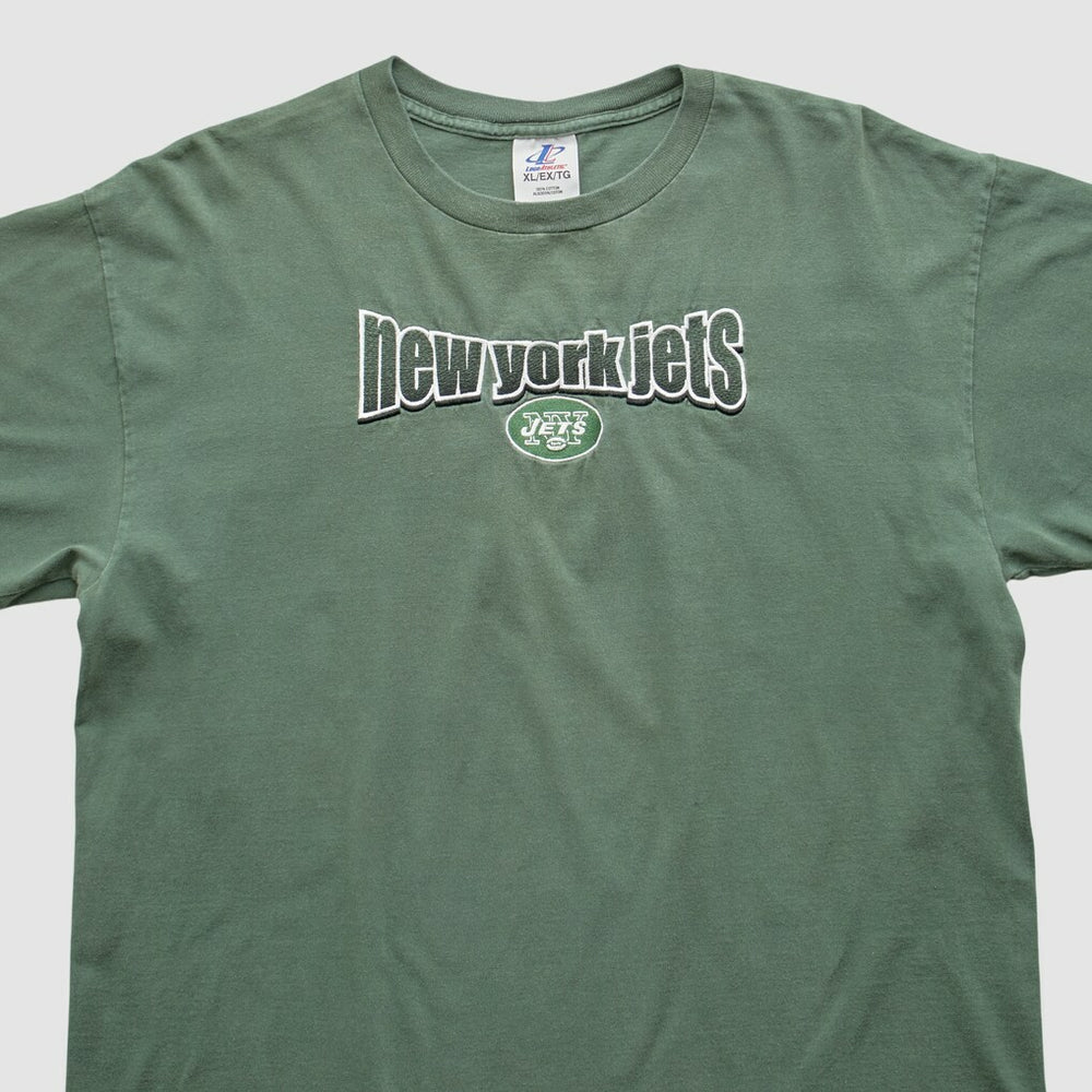 New York Jets Logo Athletic 2000s T-shirt Green Vintage - Fanatics