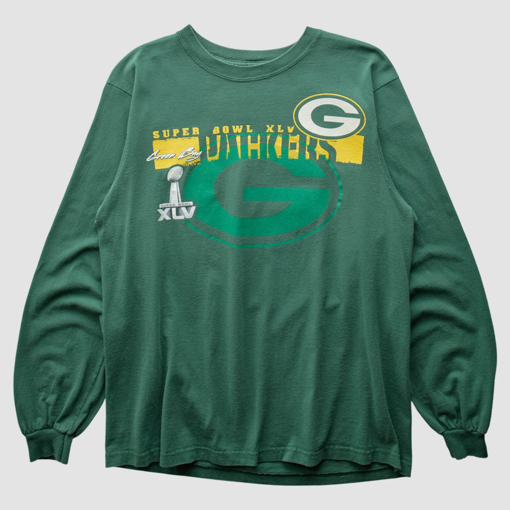 Green Bay Packers 2011 Long Sleeve T-shirt Green Vintage - Fanatics