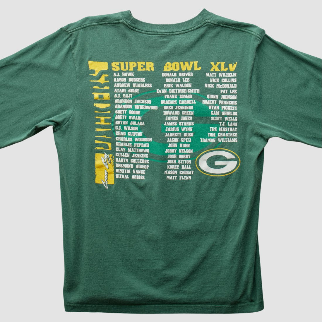 Green Bay Packers 2011 Long Sleeve T-shirt Green Vintage - Fanatics
