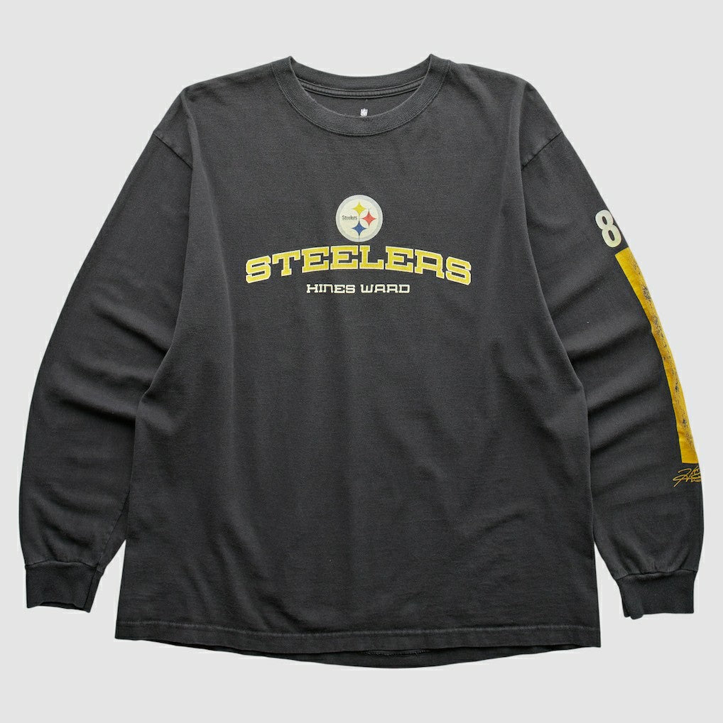 Pittsburgh Steelers NFL 2000s Long Sleeve T-shirt Black Vintage - Fanatics