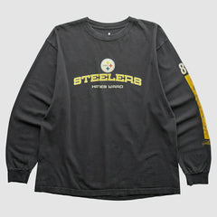 Pittsburgh Steelers NFL 2000s Long Sleeve T-shirt Black Vintage - Fanatics