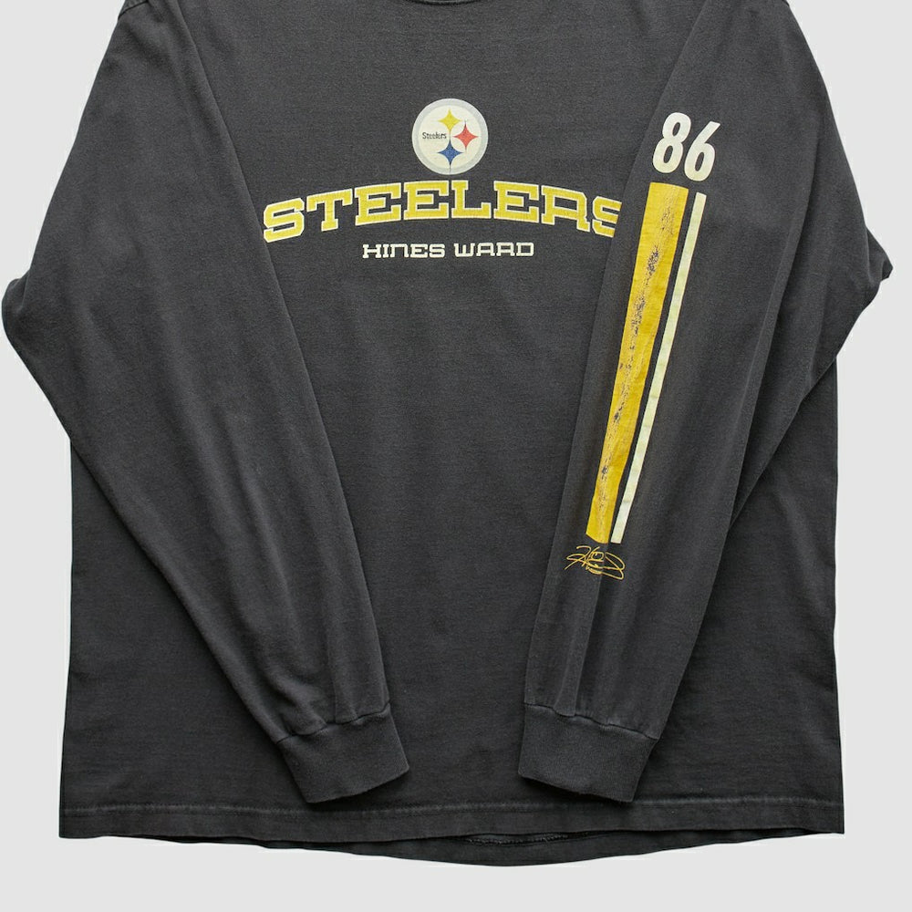 Pittsburgh Steelers NFL 2000s Long Sleeve T-shirt Black Vintage - Fanatics
