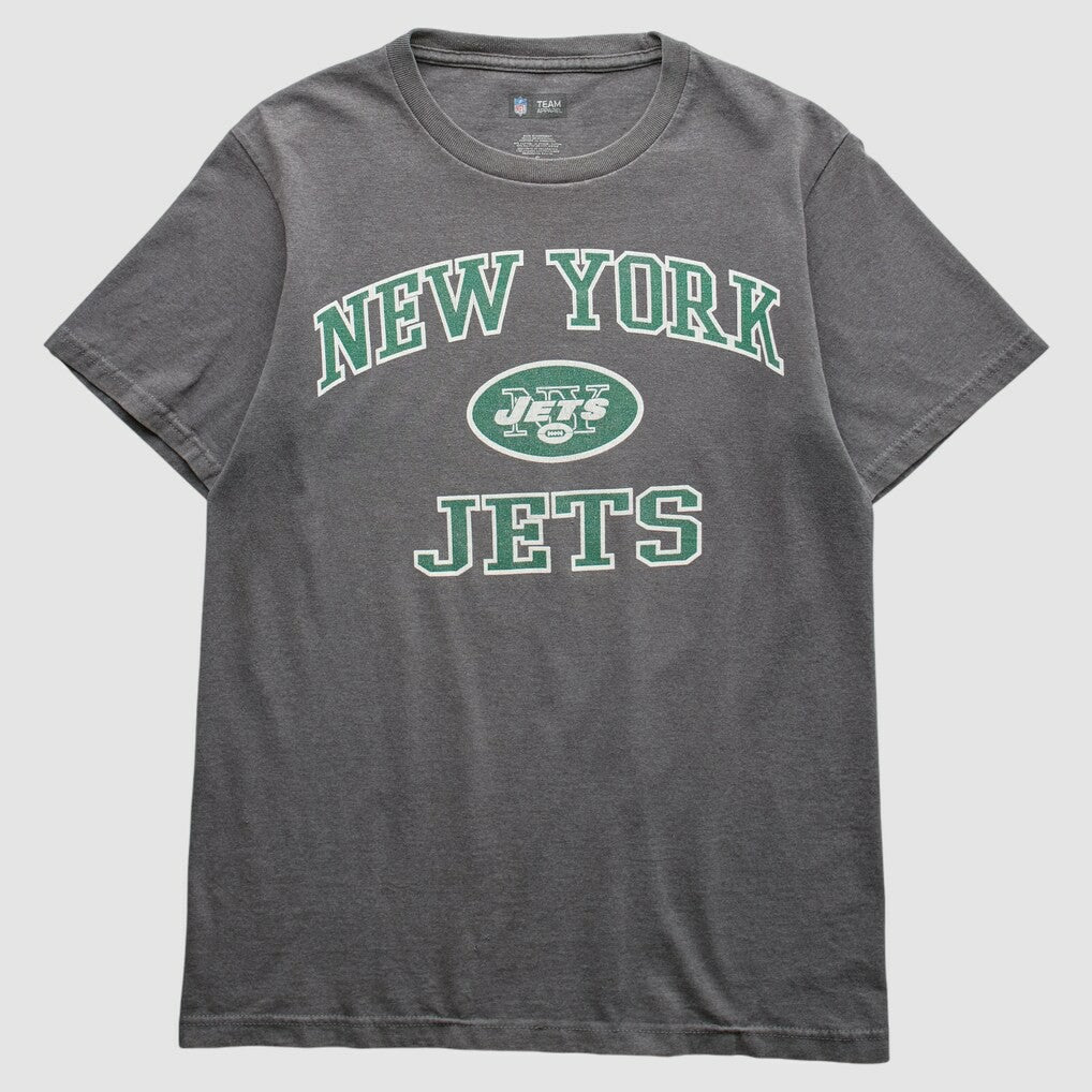 New York Jets NFL 2010s T-shirt Dark Heather Gray Vintage - Fanatics