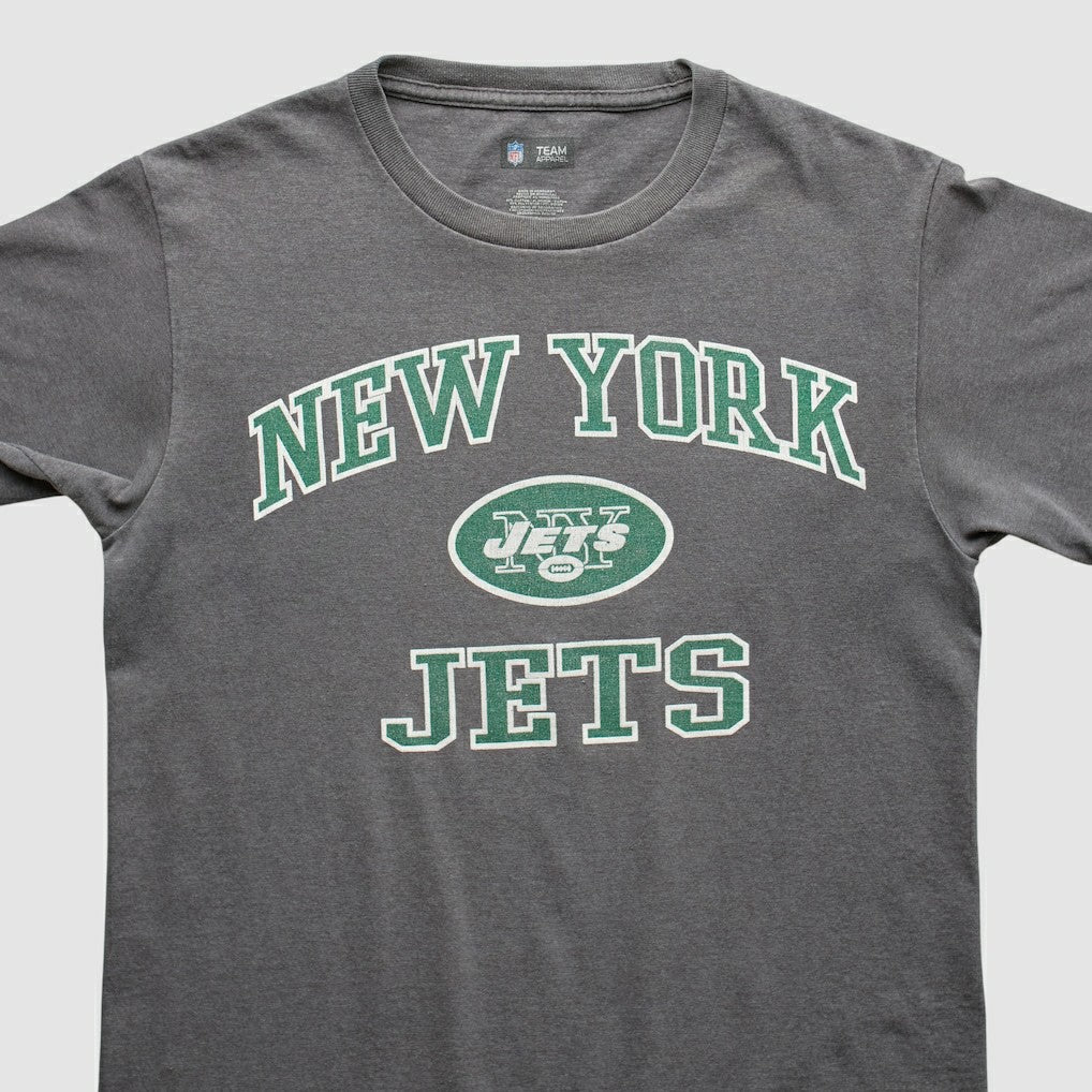 New York Jets NFL 2010s T-shirt Dark Heather Gray Vintage - Fanatics