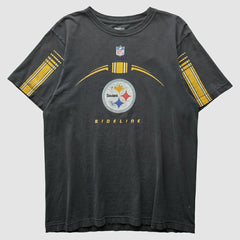 Pittsburgh Steelers Reebok 2000s T-shirt Charcoal Vintage - Fanatics