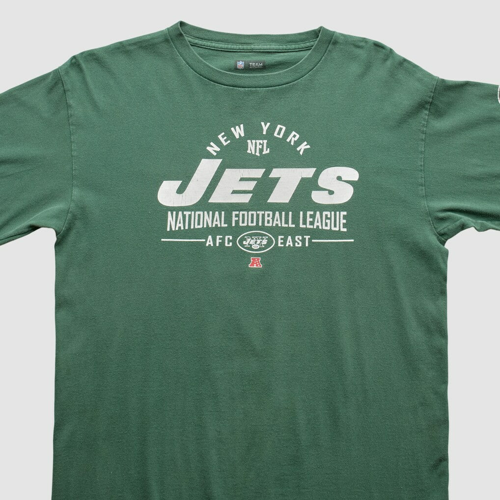 New York Jets 2010s Long Sleeve T-shirt Green Vintage - Fanatics