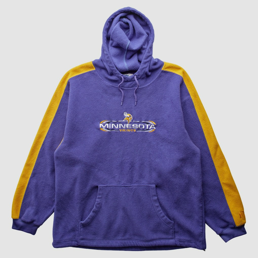 Minnesota Vikings NFL 2000s Hooded Pullover Sweatshirt Purple Vintage - Fanatics