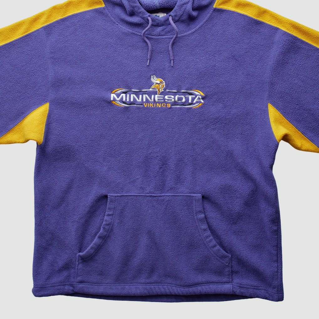 Minnesota Vikings NFL 2000s Hooded Pullover Sweatshirt Purple Vintage - Fanatics