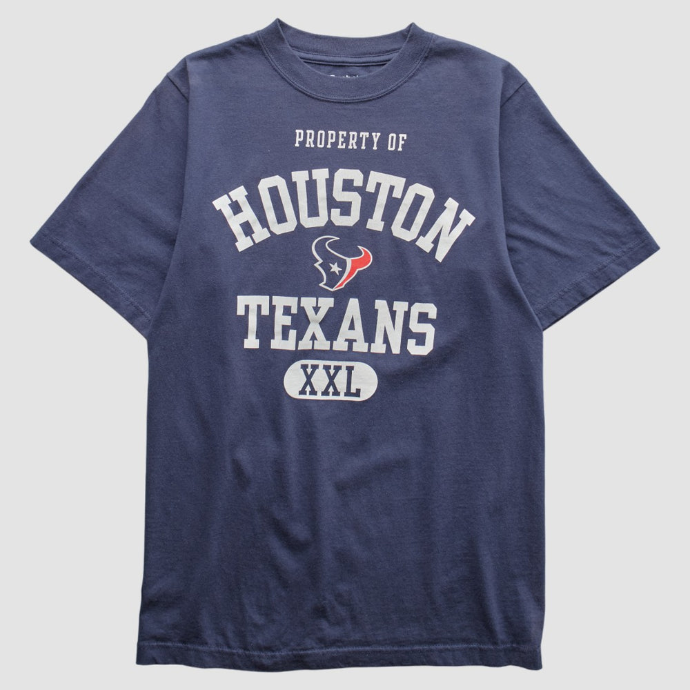 Houston Texans 2000s T-shirt Navy Vintage - Fanatics