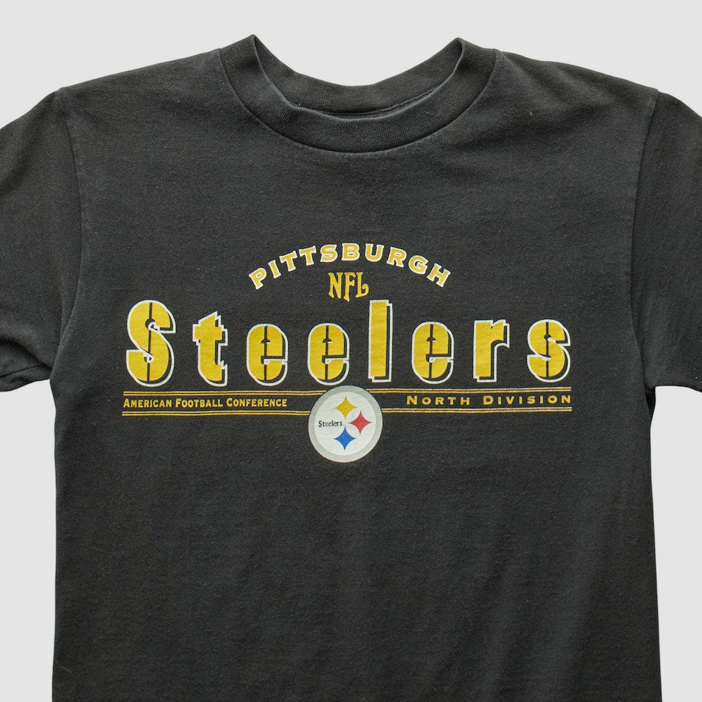 Pittsburgh Steelers 2000s T-shirt Black Vintage - Fanatics